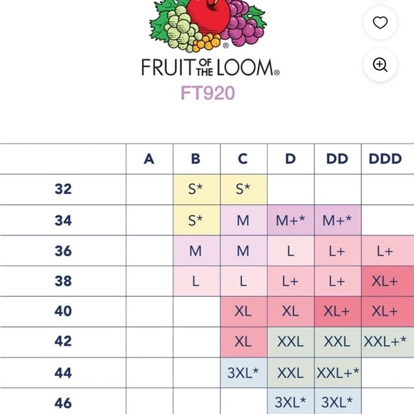 3-Fruit of the Loom Underwire Bra size XXL - Picture 9 of 9